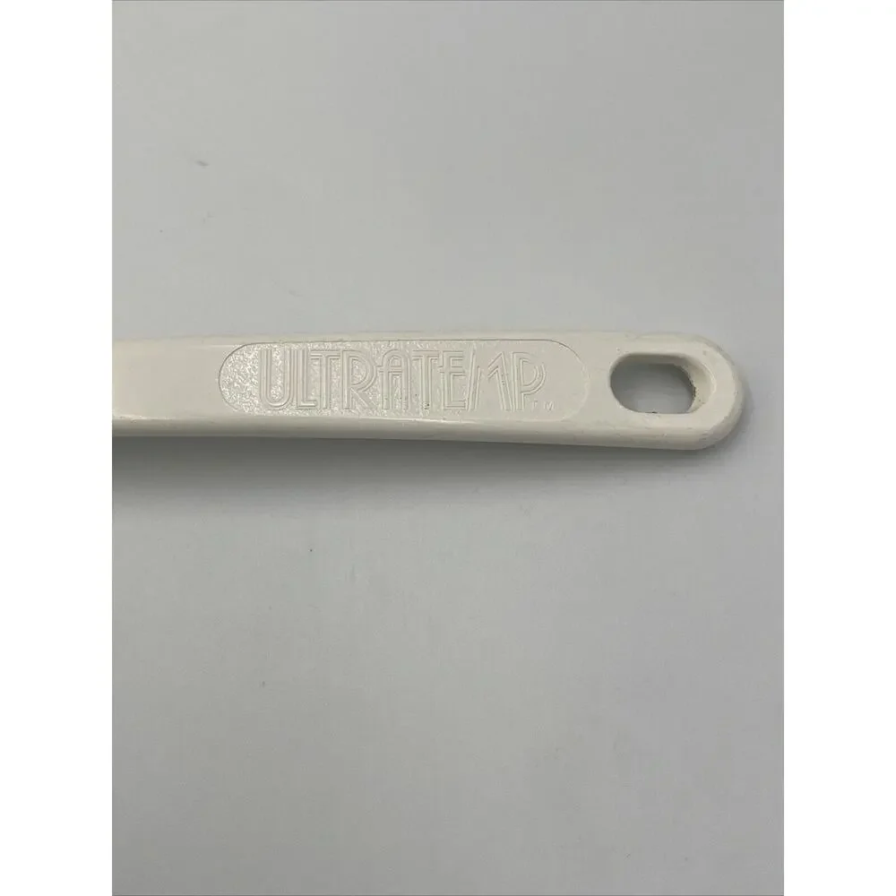 Ultratemp Soup Ladle Nylon White High Temp Plastic Retro Vintage 80s 90s #2109